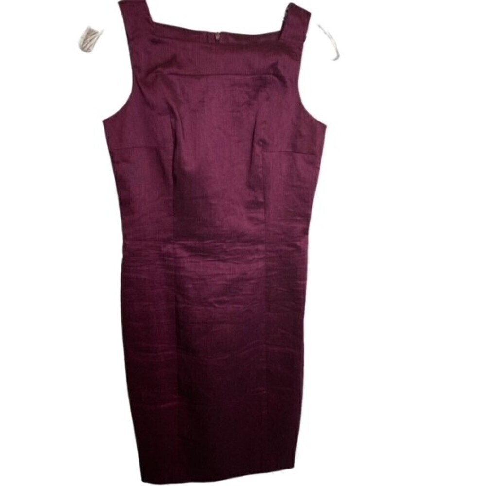 Laundry by Shelli Segal Linen Blend Dress Women's Size 4 Camel Brown